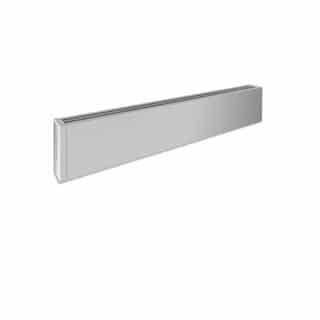 Stelpro 600W 4-ft Mini Architectural Baseboard, 100 Sq Ft, 2048 BTU/H, 480V, Anodized Aluminum