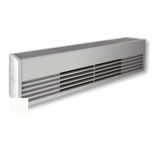 8-ft 2400W High-Density Aluminum Baseboard Heater, 300 Sq.Ft, 8190 BTU/H, 480V, White