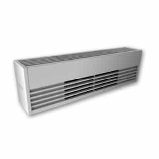 2400W 8-ft Mini Architectural Baseboard Heater, 290 Sq Ft, 8190 BTU/H, 277V, Aluminum