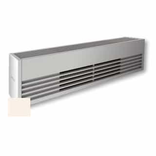 4000W Architectural Baseboard Heater, 500W/Ft, 480V, Soft White