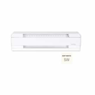 1750W Electric Baseboard Heater, 250 Sq Ft, 5972 BTU/H, 208V, Soft White
