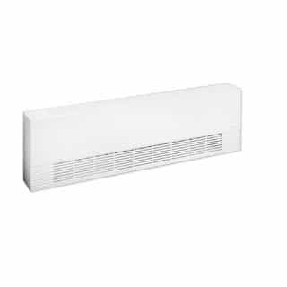 4800W Architectural Cabinet Heater, 600W/Ft, 240V, 16381 BTU/H, White