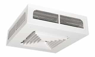 7500W Dragon ADR-II Ceiling Fan Heater, 240 V Cont, Thermostat, 3 Phase, Silica White