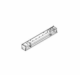 Clean Back for AALUX2 Series Architectural Aluminum Baseboard Heater, Soft White