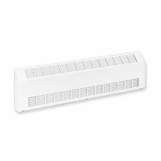 1050W Sloped Commercial Baseboard Heater, Low Density, 480V, White