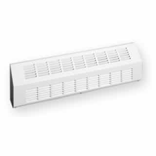 Stelpro 800W 4-ft Sloped Architectural Baseboard Heater, 200W/Ft, 2730 BTU/H, 277, Off White