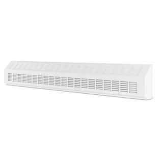 750W Sloped Architectural Baseboard, Low Density, 120 V, Silica White