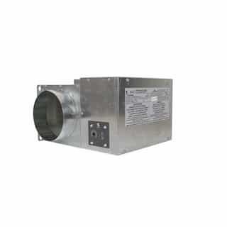 2000W Duct Heater, 6" Round Duct, 120V, 50 CFM