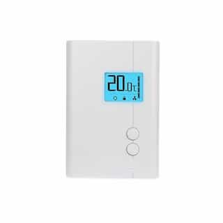 24V Electronic Thermostat, Programmable, White