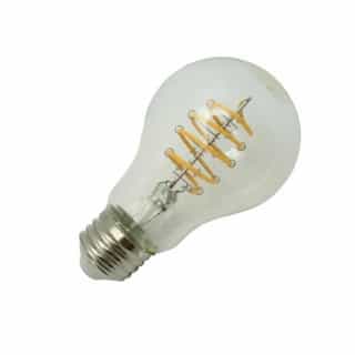 LEDVANCE Sylvania 6.5W LED A19 Bulb, Spiral, Dimmable, E26, 120V, 2700K