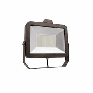 LEDVANCE Sylvania 100W Slim LED Flood Light w/ Sensor, Trunnion, Wide, 250W MH Retrofit, 4000K, Bronze