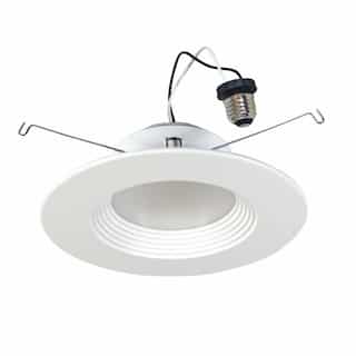 LEDVANCE Sylvania 5-in/6-in 9W LED Baffle Reflector Downlight, Dimmable, E26, 725 lm, 120V, Selectable CCT
