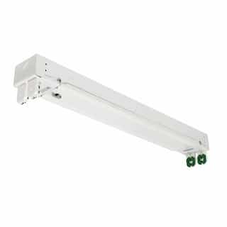 4-ft LED 1x4 T8 Ready High Bay, 4-Lamp, Dual-End