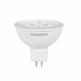 LEDVANCE Sylvania 5W LED MR16 Bulb, 35W Hal. Retrofit, GU5.3, 350 lm, 12V,  3000K (LEDVANCE Sylvania LED5MR16/830/FL35/10YV/BL)