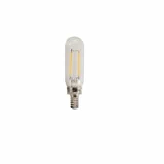 3.5W LED T25 Filament Bulb, Dimmable, 25W Inc. Retrofit, 250 lm, 2700K, Clear