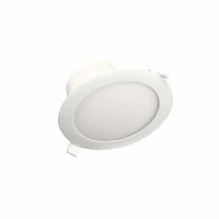6-in 11W LED Downlight, Edge-Lit, Dimmable, 800 lm, 120V, 2700K, White