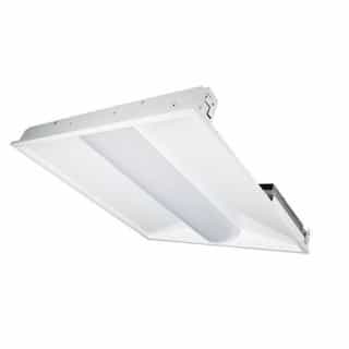 23W 2X2 LED Volumetric Troffer, Dimmable, 2600 lm, 3000K