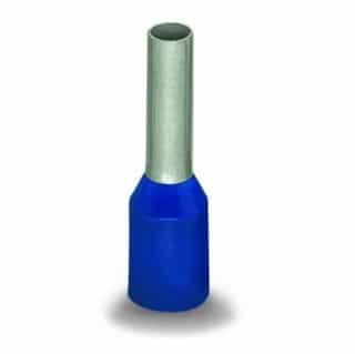 Insulated Ferrule Sleeve, 0.55-in, 2.5 mm 14 AWG, Blue