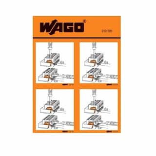 Wago Operating Instructions Sticker, MCS Connectors, 713 Series
