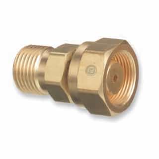 CGA-520 "B" Brass Cylinder Adaptor