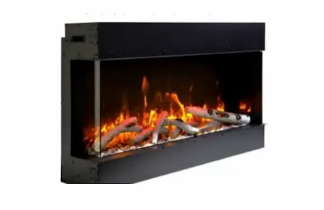 Amantii 72-in Tru View Slim Electric Fireplace 