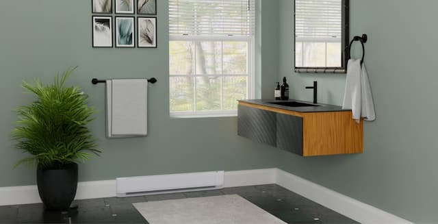 Image of Equinox Baseboard Heater in Use