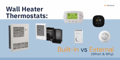 Wall Heater Thermostats: Built-in vs External (When & Why)