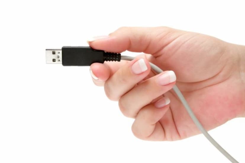 Holding USB