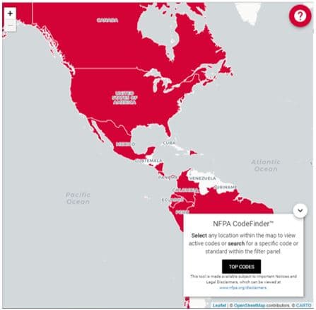CodeFinder map