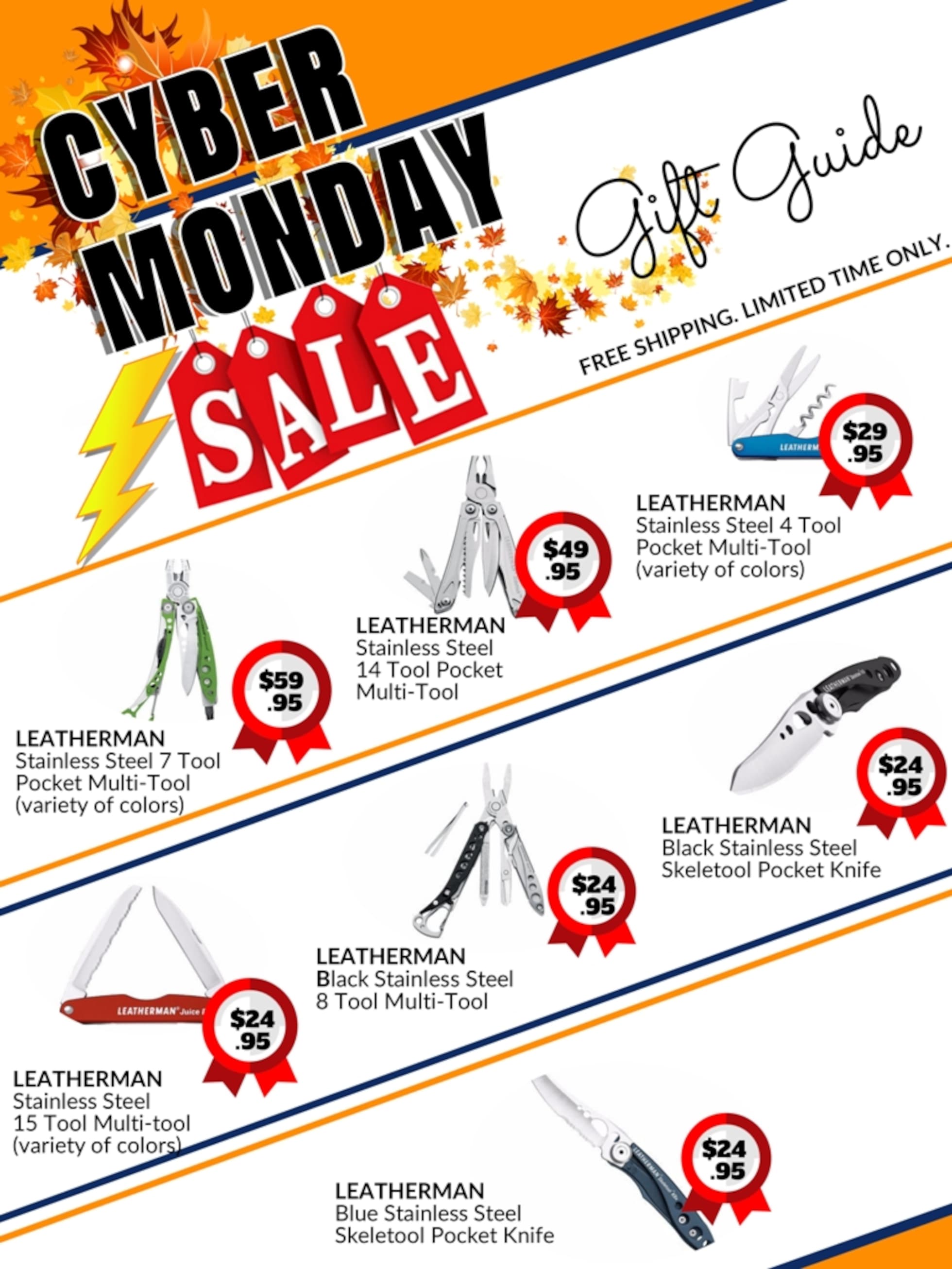 Cyber Monday Leatherman Tools Flash Sale