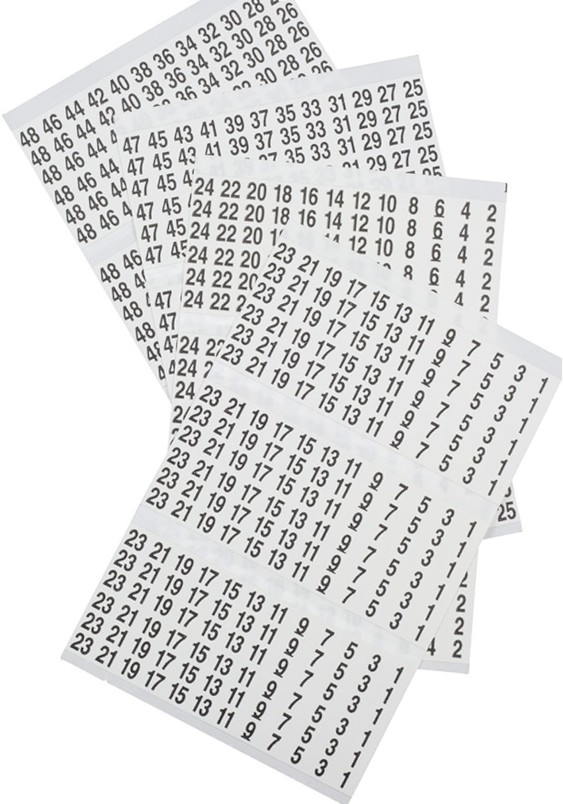 Wire Label Sheets