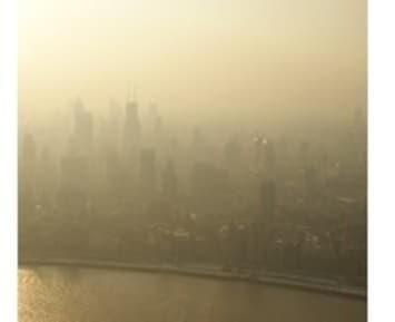 Air pollution in city