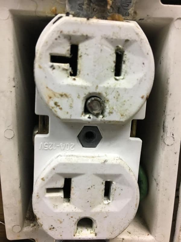 Damaged Outlet