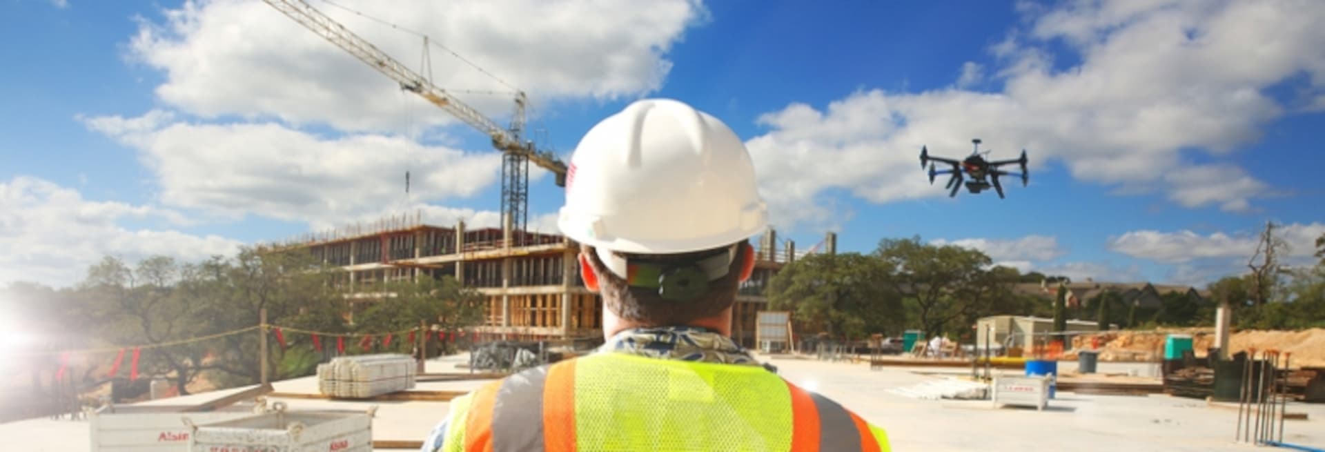  Construction Worker Monitoring Drone