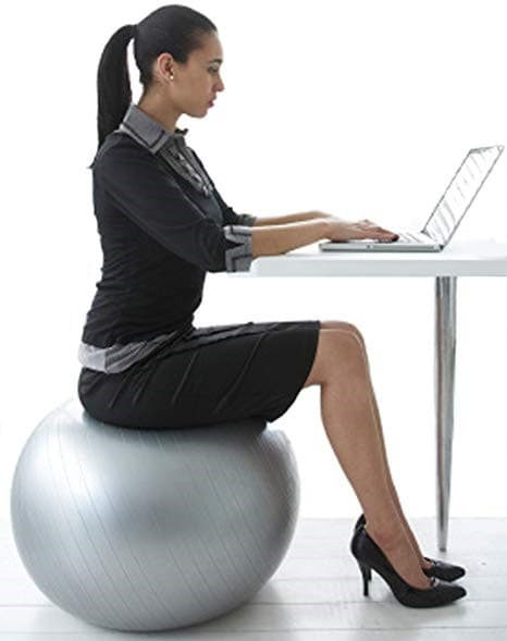 Yoga ball desk chair