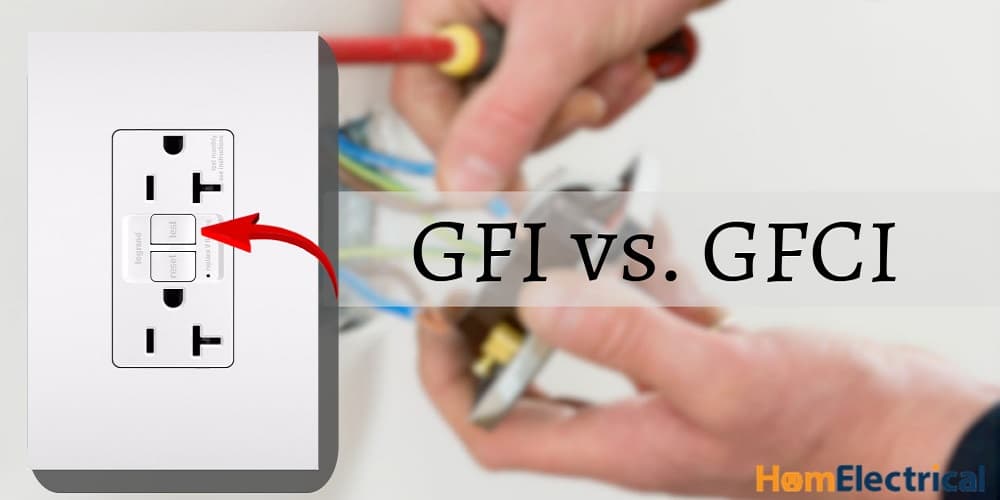 What Is the Difference between a GFCI Receptacle & a GFI Outlet?