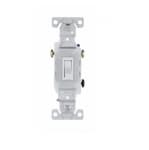 Eaton Wiring 15 Amp 3-Way Toggle Switch, Residential, White