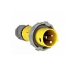 Eaton Wiring 20 Amp Pin and Sleeve Plug, 2-Pole, 3-Wire, 125V, Yellow