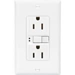 Eaton Wiring 15 Amp Duplex GFCI Receptacle Outlet, White