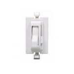 Eaton Wiring Color Change Faceplate for Toggle AL Series Dimmer, White