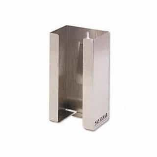 Stainless Steel Single-Box Glove Dispenser 5-12X3-34X10