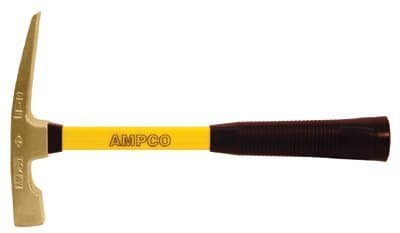 Ampco Safety Bricklayer's Hammer, 1.75 lb Head Weight