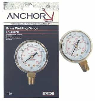 Anchor Anchor 2X3000 Polished Brass Replacement Gauge