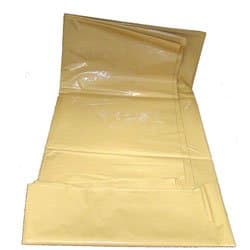 Buff, 45 Gallon 2 Mil Low-Density Can Liners- 40 x 48
