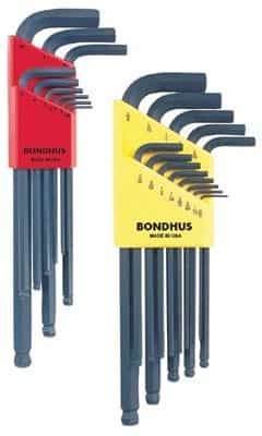 Bondhus L-Wrench Combination Set, 22 Piece