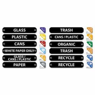 Rubbermaid Recycle Label Kit