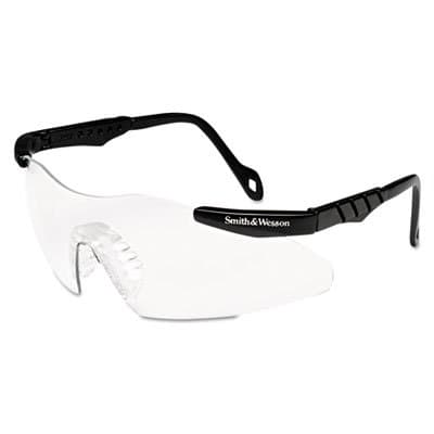 Smith & Wesson Magnum 3G Safety Eyewear, Black Frame, Clear Lens