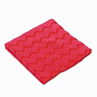 Rubbermaid HYGEN Red Microfiber Cleaning Cloth
