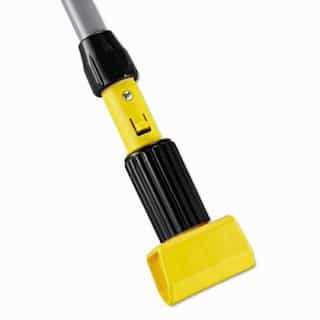 Yellow/Gray 60 in. Clamp Antimicrobial Hardwood Handles