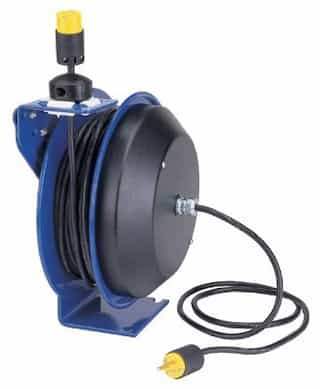 Coxreels 50-ft Single Industrial Plug Power Cord Reel 12/3 AWG